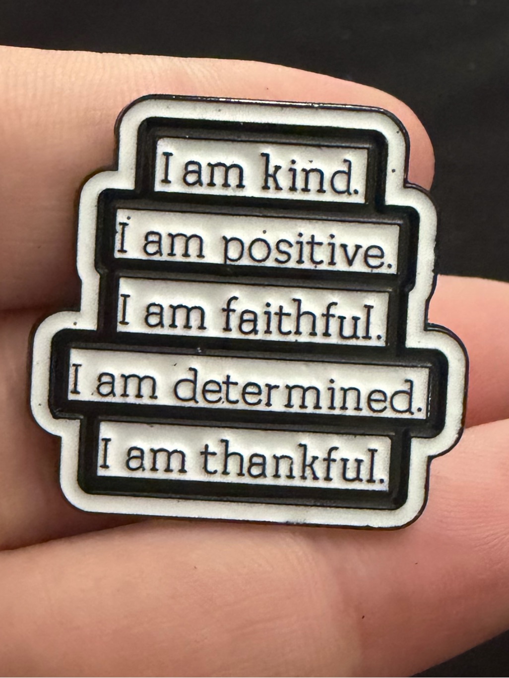 “I Am ” Enamel Pin